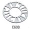 Topline Whl WHEEL SPACER 4 x 100 Millimeter/ 4 x 3.94 Inch/ 5 x 100 Millimeter/ 5 x 3.94 Inch Bolt Pattern C608 - alternate 2